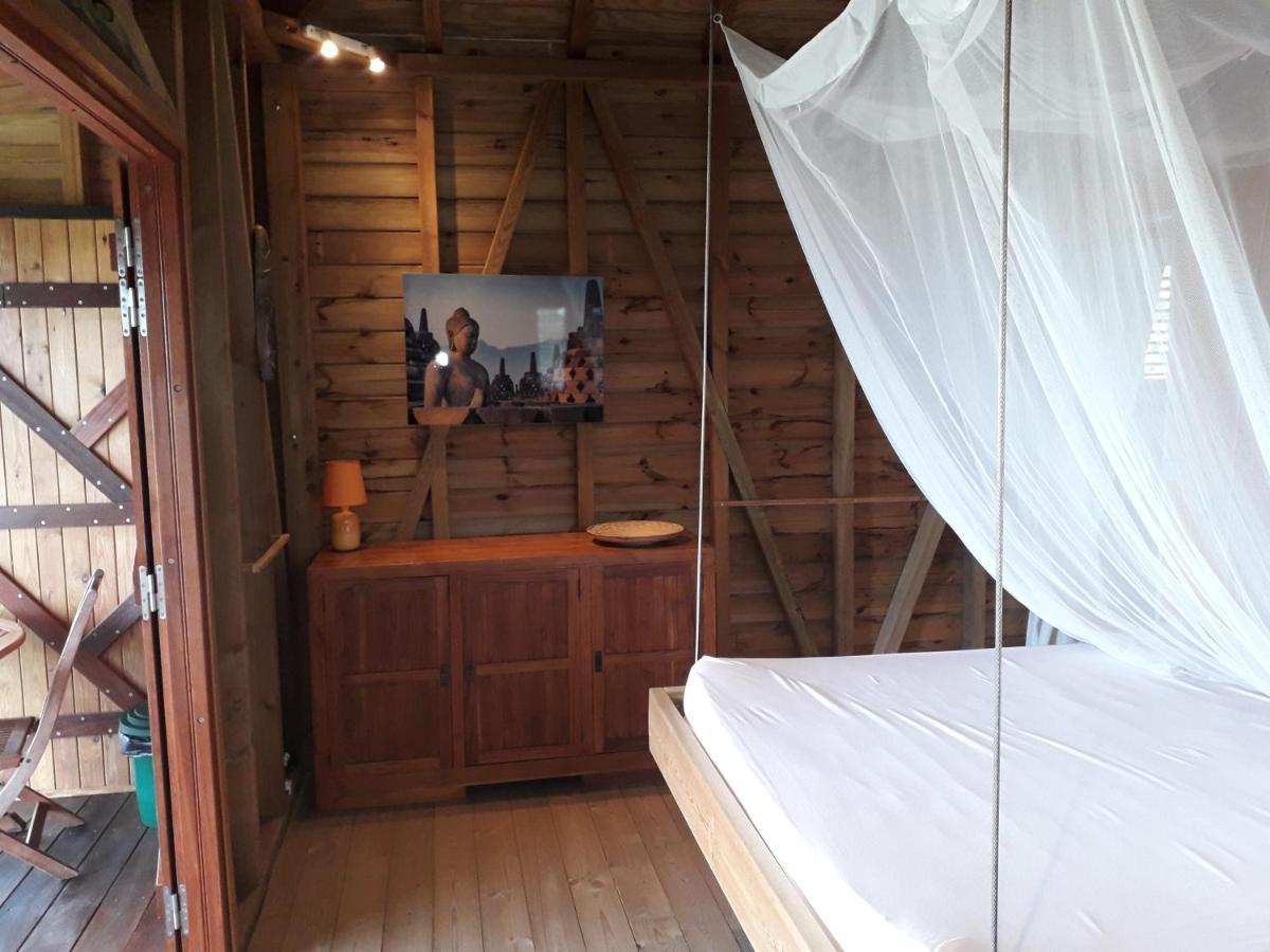 Terre-de-Bas Ti Kaz Anoli Cottage En Bois Avec Vue Sur La Baie מראה חיצוני תמונה