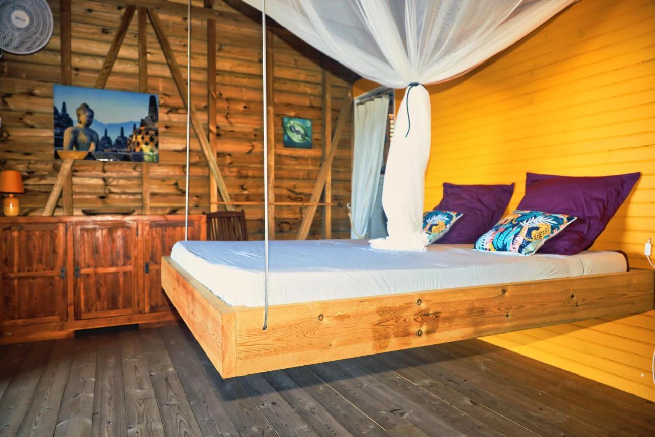 Terre-de-Bas Ti Kaz Anoli Cottage En Bois Avec Vue Sur La Baie מראה חיצוני תמונה