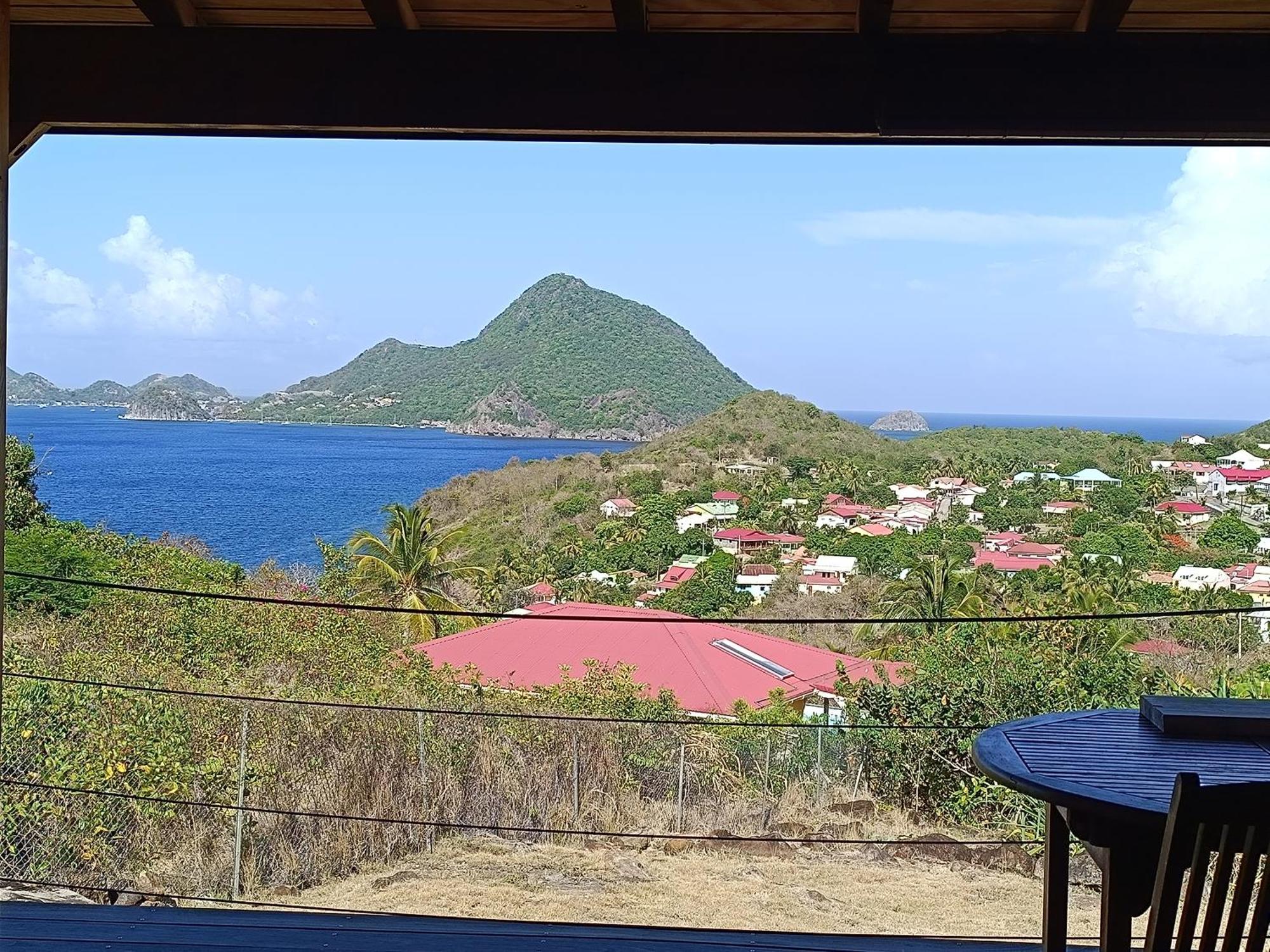 Terre-de-Bas Ti Kaz Anoli Cottage En Bois Avec Vue Sur La Baie מראה חיצוני תמונה